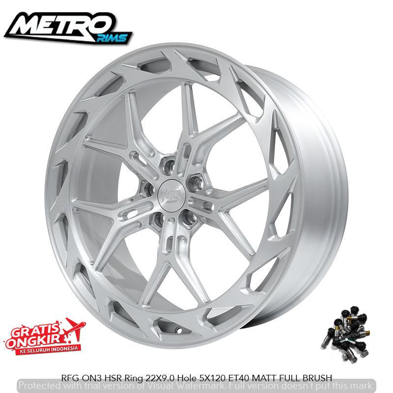 velg racing premium forged sporty ring 22x9 full brush untuk mobill landrover rangerover BMW X R22