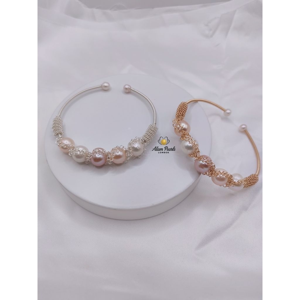 Gelang Bangle mutiara air tawar