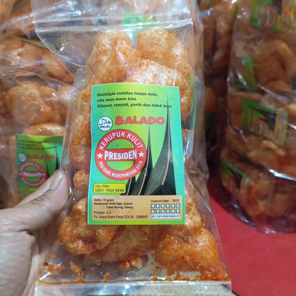 

Kerupuk Kulit Balado/Kerupuk Kulit/Kerupuk Kulit Presiden