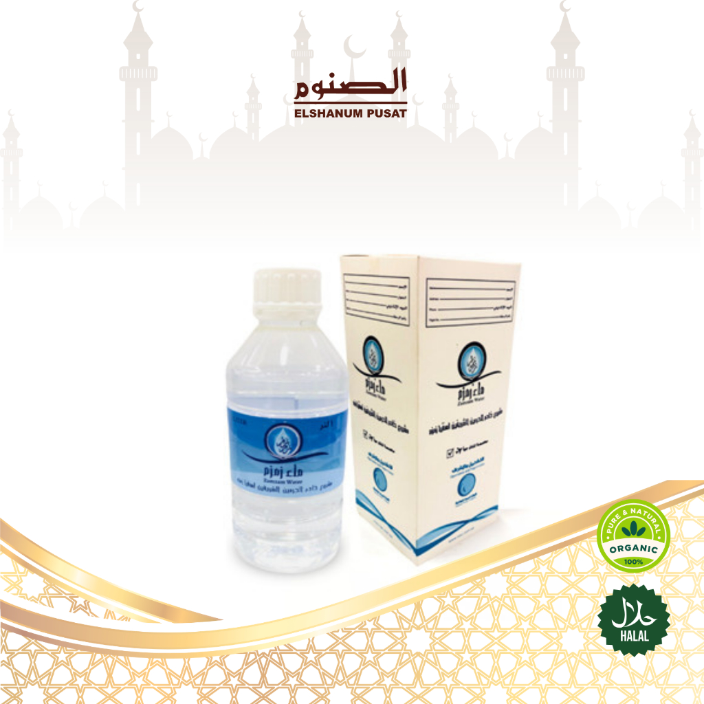 

Air Zam Zam 1liter / Air Zam Zam Original Saudi / Oleh oleh Haji dan Umroh / Elshanum