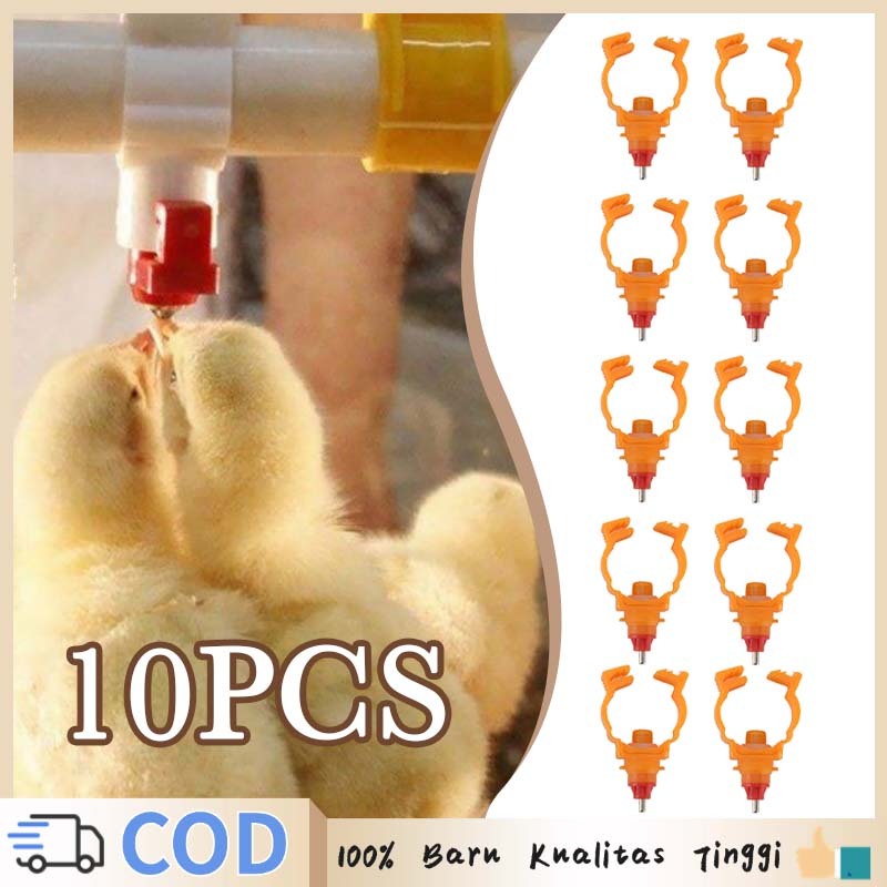 20pcs  Nipple Drinker Kandang Ayam - Tempat Minum Otomatis untuk Ayam Broiler dan Petelur Tempat Min