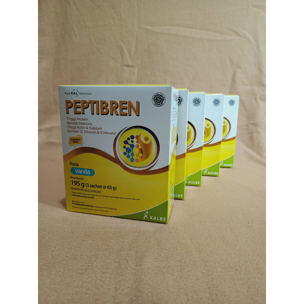 

Bundle 5 (LIMA) Box Susu Peptibren Rasa Vanilla dan Kacang Hijau