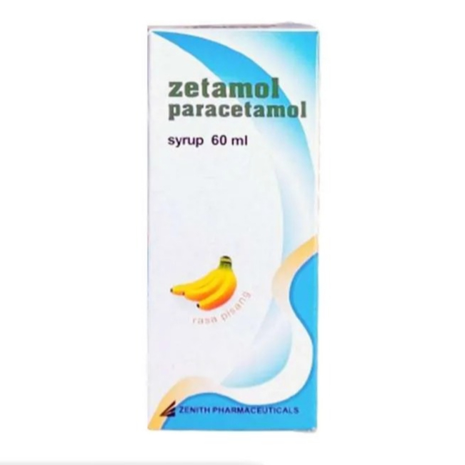 Zetamol Paracetamol Syrup 60 ml