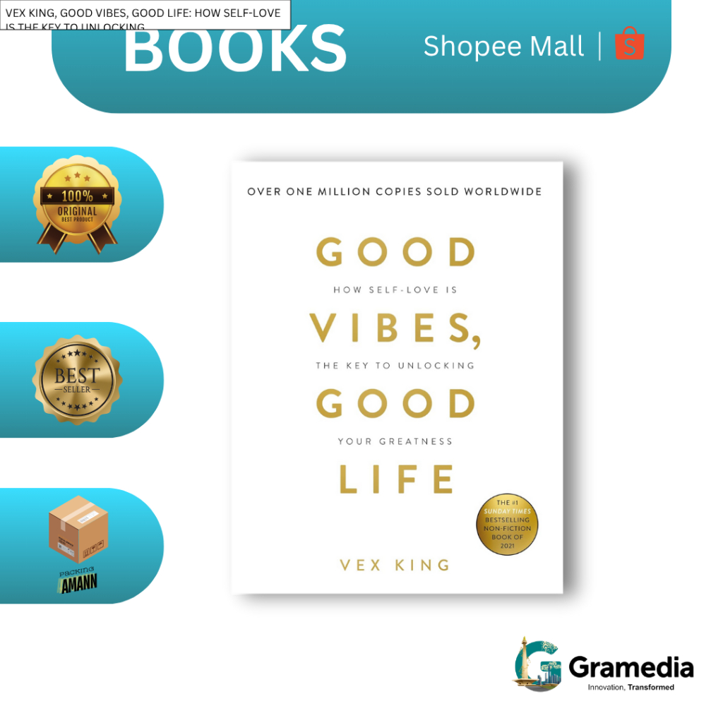 Gramedia MKG - Buku Import Good Vibes, Good Life: How Self-love Is the Key to Unlocking Your Greatne