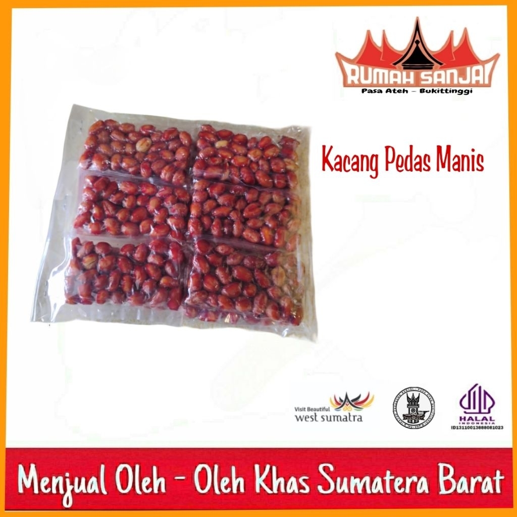 

Kacang Pedas Manis Oleh - Oleh Khas Minang