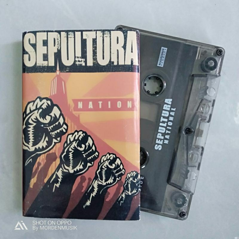 Kaset pita Sepultura album Nation (2001) Roadrunner Records