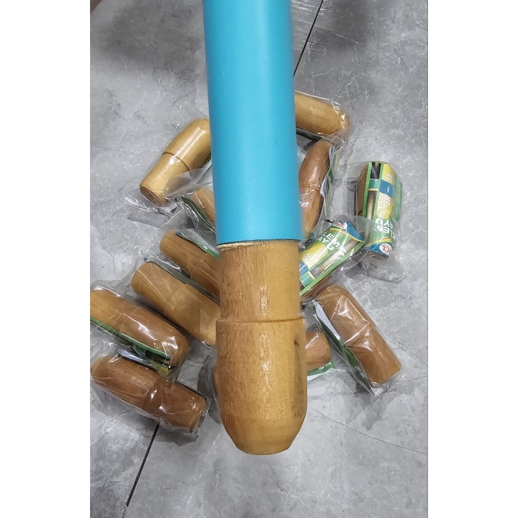 Tutup Pipa Sawit Bahan KAYU, Tutup Galah Sawit, Dop Pipa Sawit, Penutup Fiber Sawit