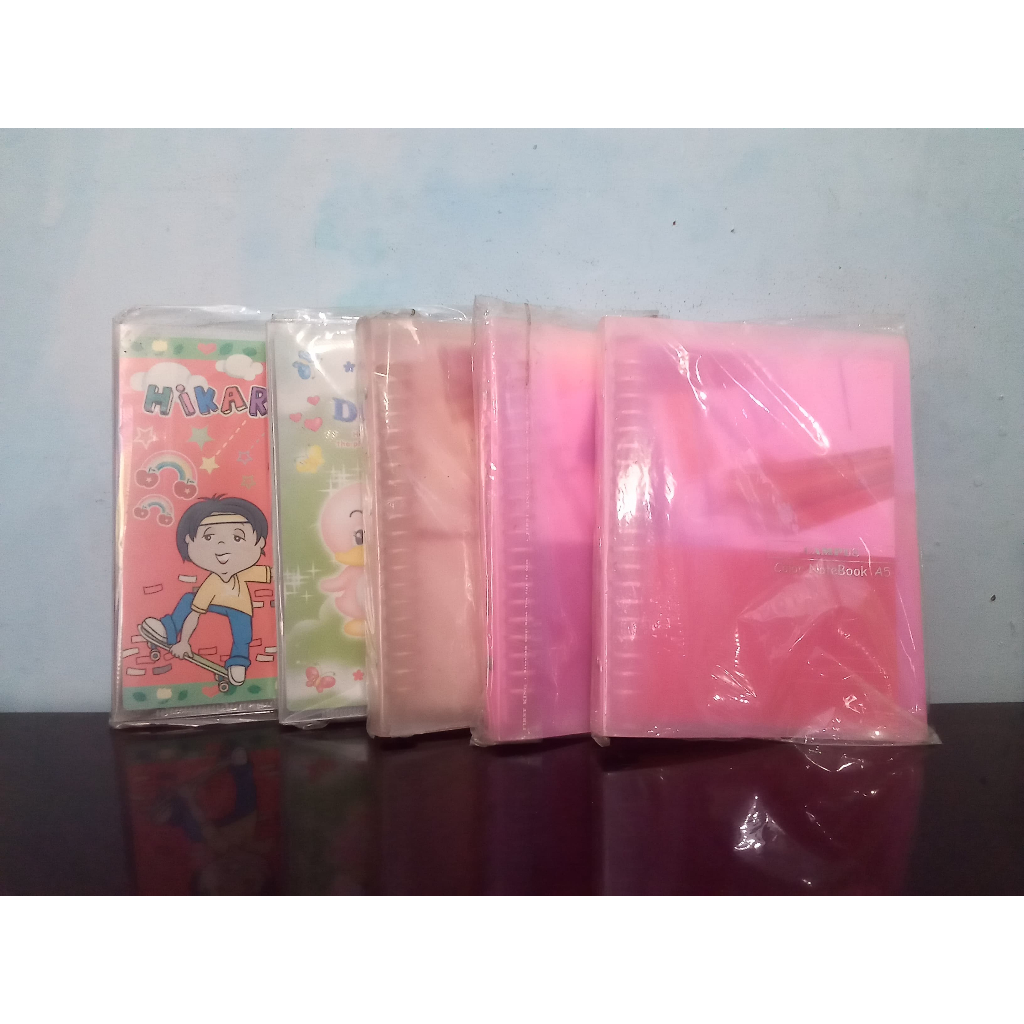

[1 biji] Buku Binder / Buku Catatan Lucu / Notebook Loose Polos atau Karakter