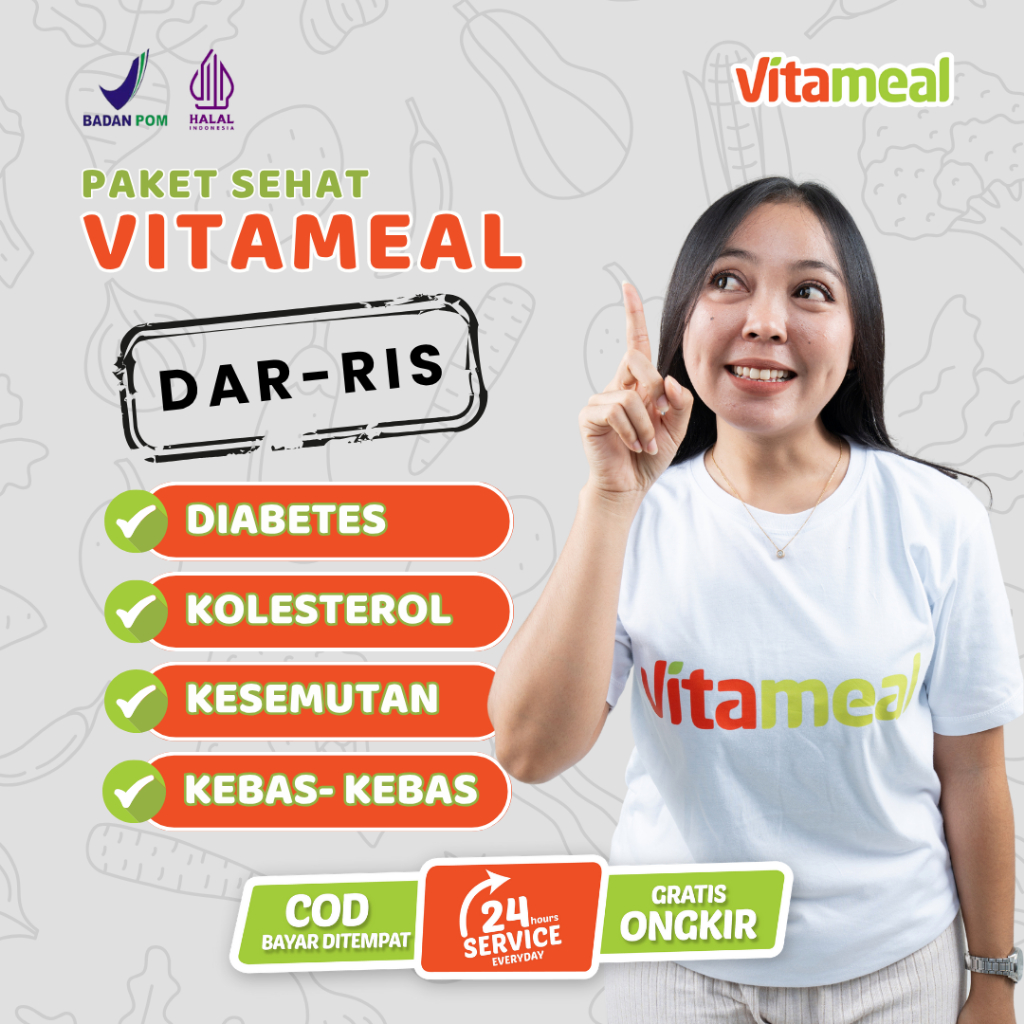 

Vitameal Serbuk Superfood Fiber Meal Rendah Kolesterol Oatmeal Darah Healthy Nutrisi Original Lambung Oat DAR RIS