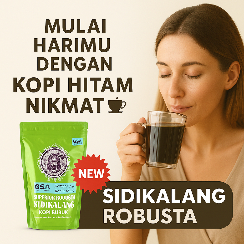 

Kopi Robusta Bubuk Strong 1Kg – Hemat untuk Warung, Kantor, & Rumah Tangga | Rasa Mantap!