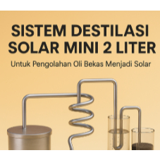 Software dan Modul destilasi mini pengolah oli bekas menjadi bahan bakar bio solar