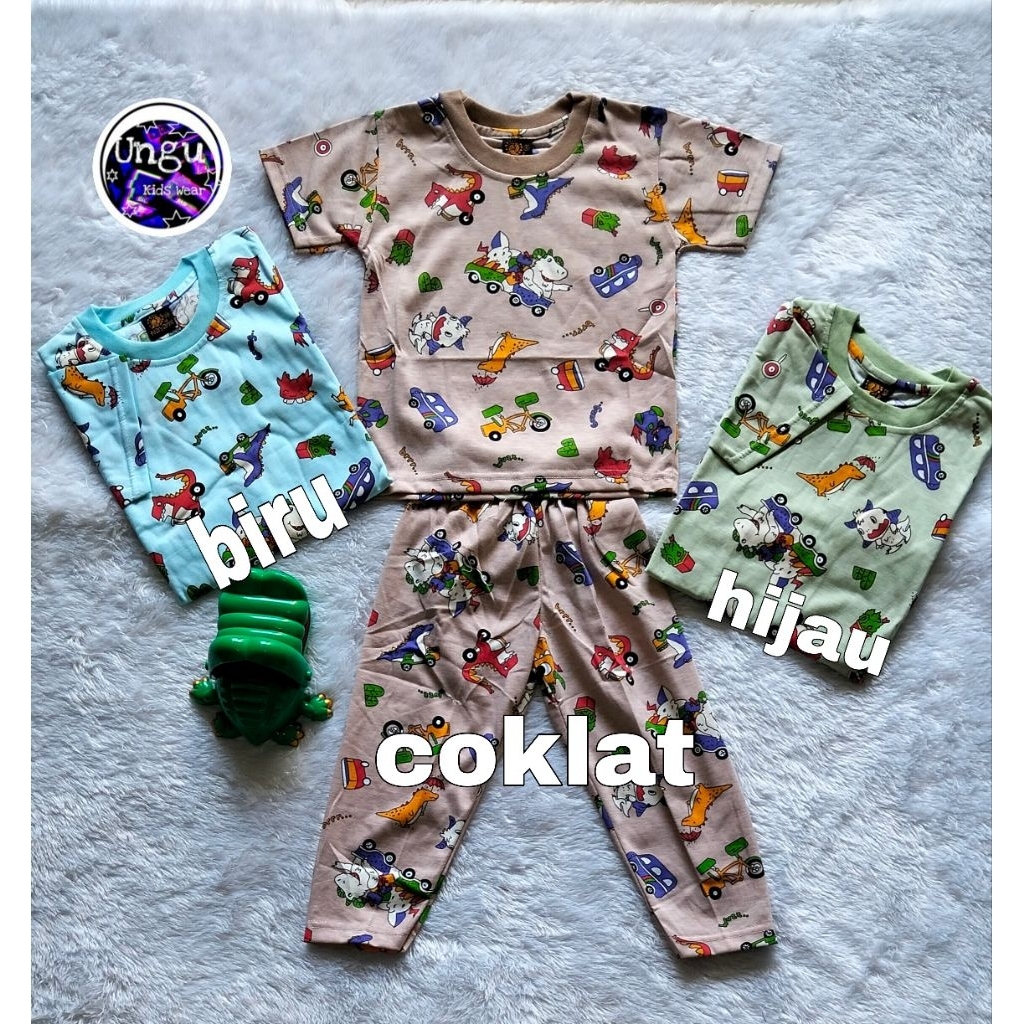 Hayami Baju Setelan Anak Laki-Laki Celana Panjang (CP) Dan Tangan Panjang (PP) Usia 2-10 Tahun