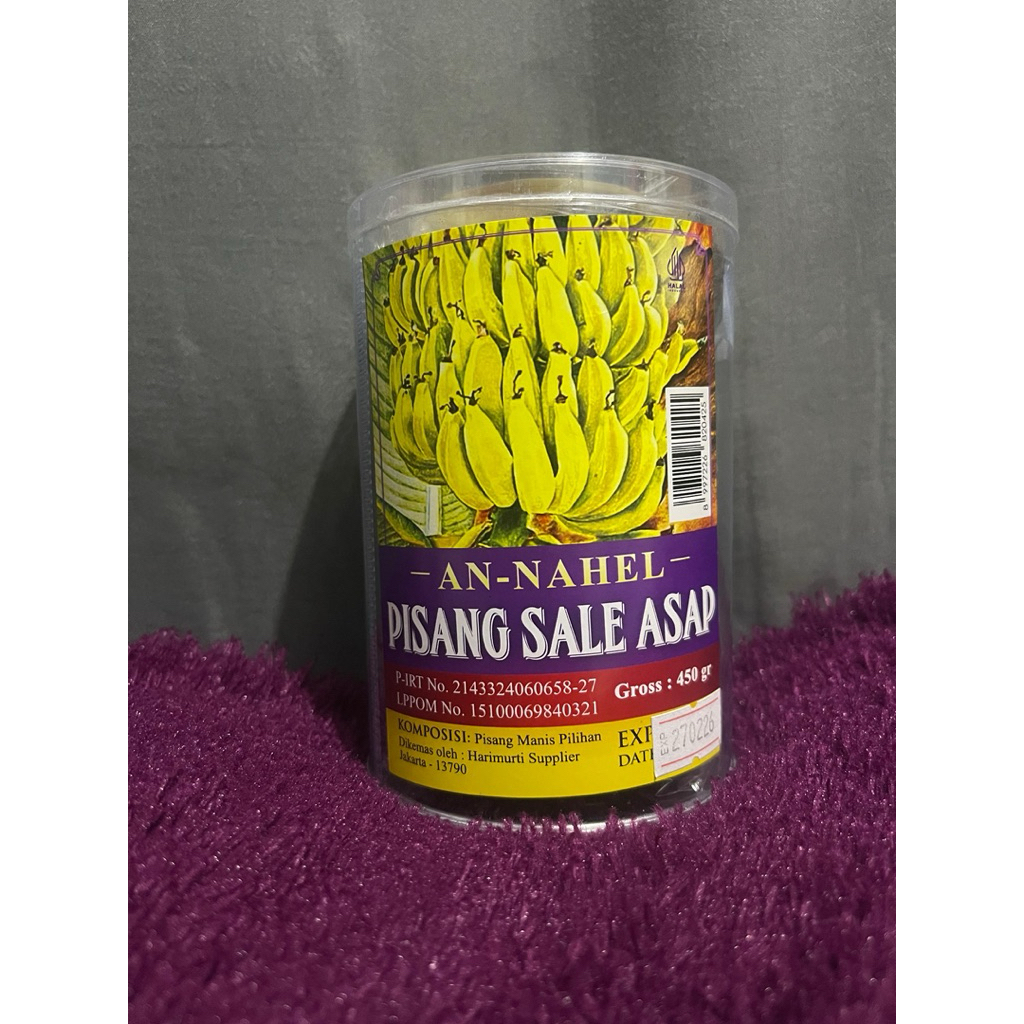 

AN-NAHEL Pisang Sale Asap 450gr | Camilan Tradisional Lezat & Sehat