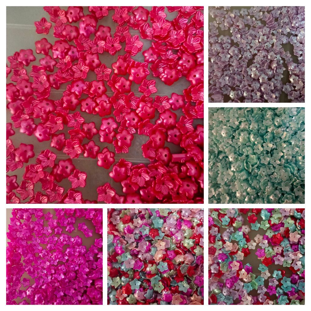 manik kelopak bunga mini 1 pon