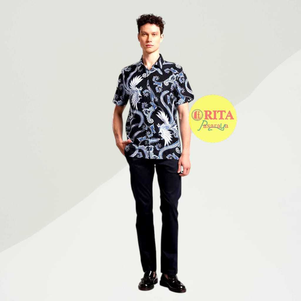 Manzone Kemeja Batik Lengan Pendek