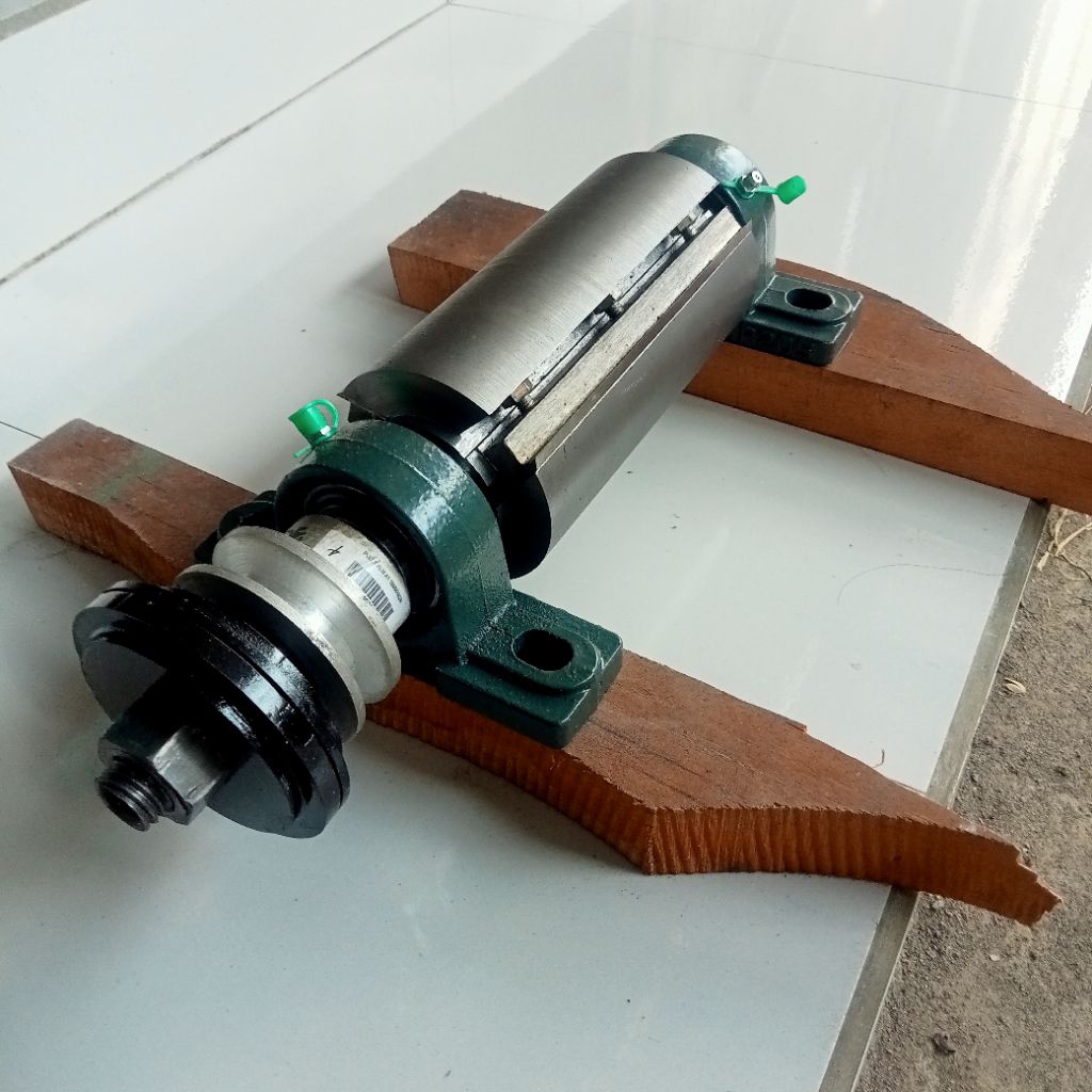 

cutterblok set multi 15 cm 3 lubang komplit pisau hss dan conektor serkel