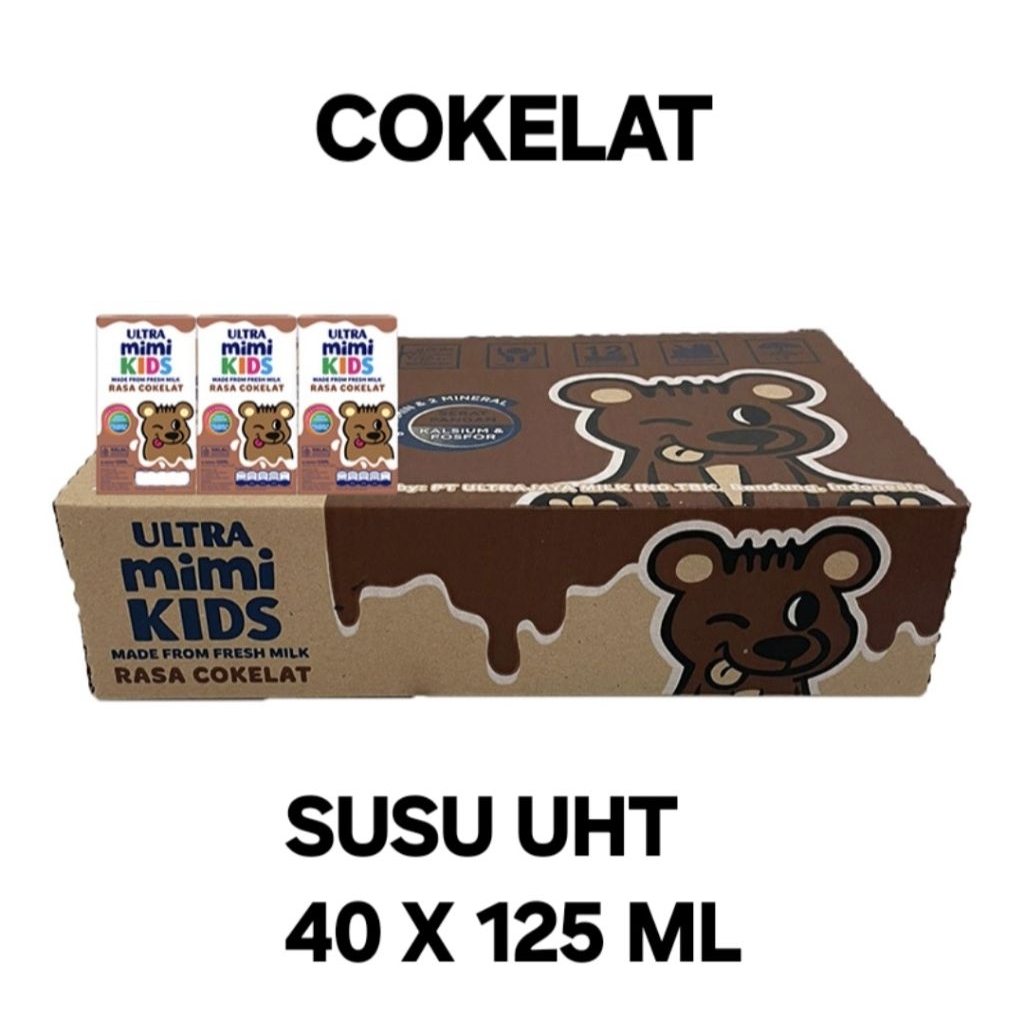 

Susu Ultra Mimi Kids Rasa Cokelat ( 1 Dus isi 40 Pcs )