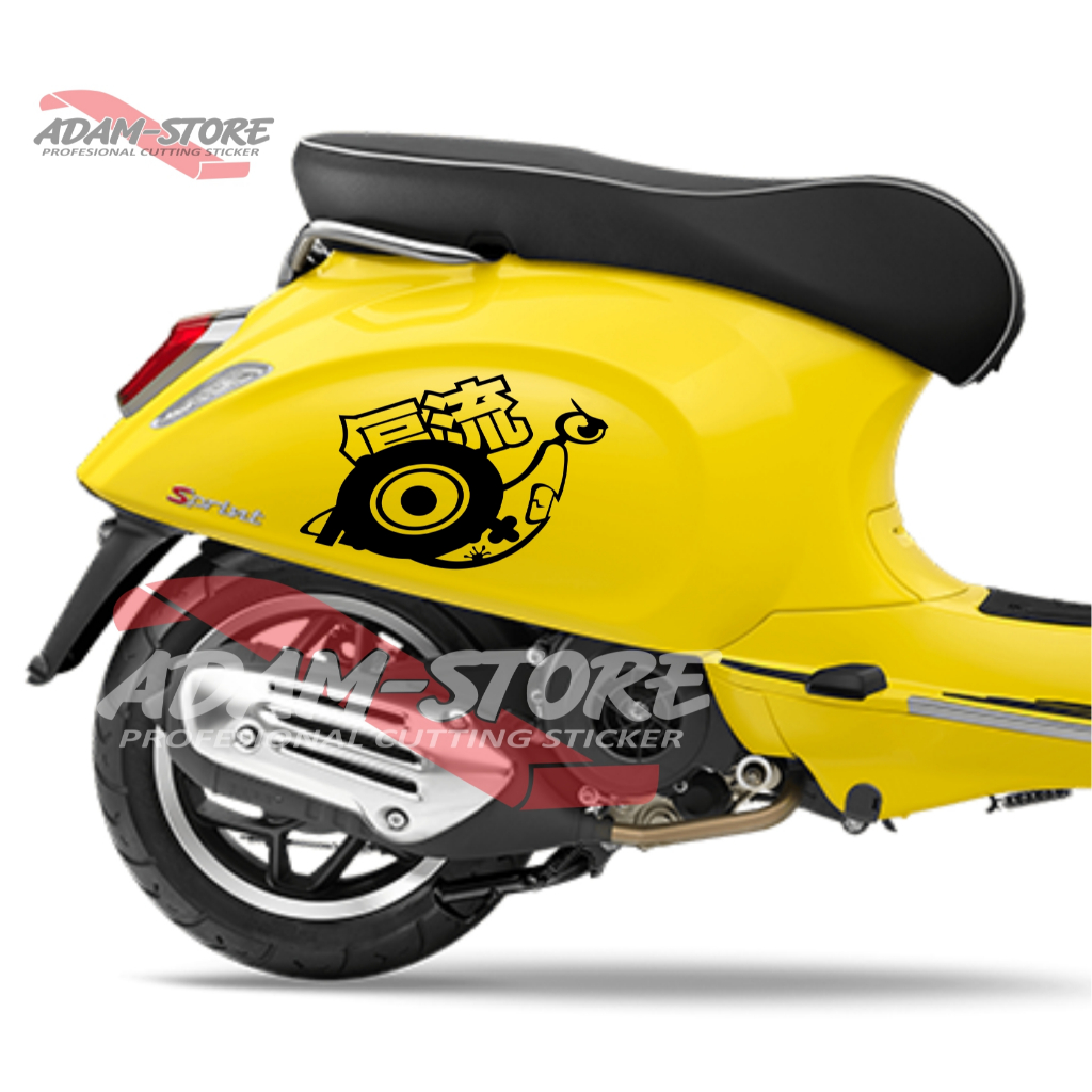 VK1 Sticker Keong / Stiker Motor Vespa Sprint / Stiker Vespa Piaggio / Vespa Matic