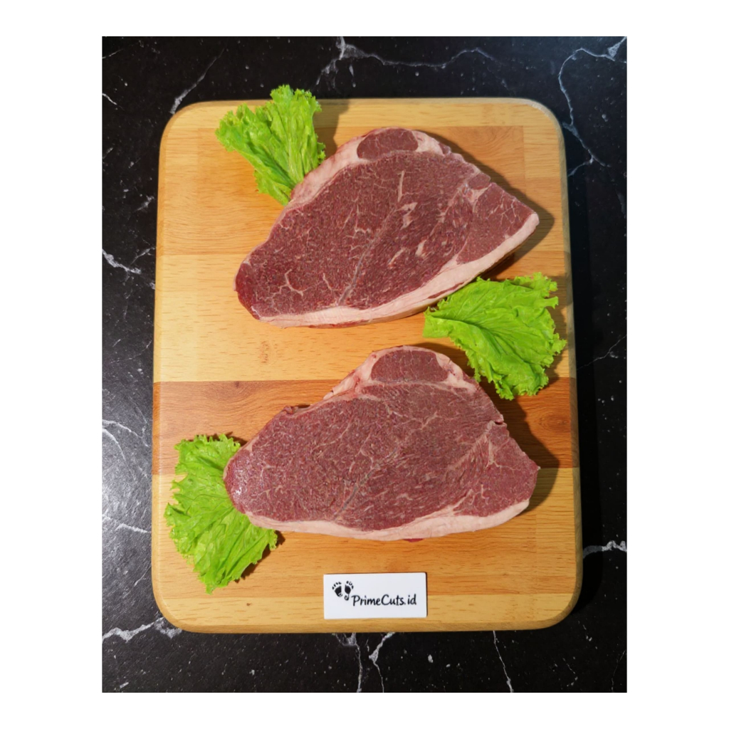 

PrimeCuts.id Beef Black Angus Sirloin US – Daging Sapi Black Angus Sirloin - 250 gr