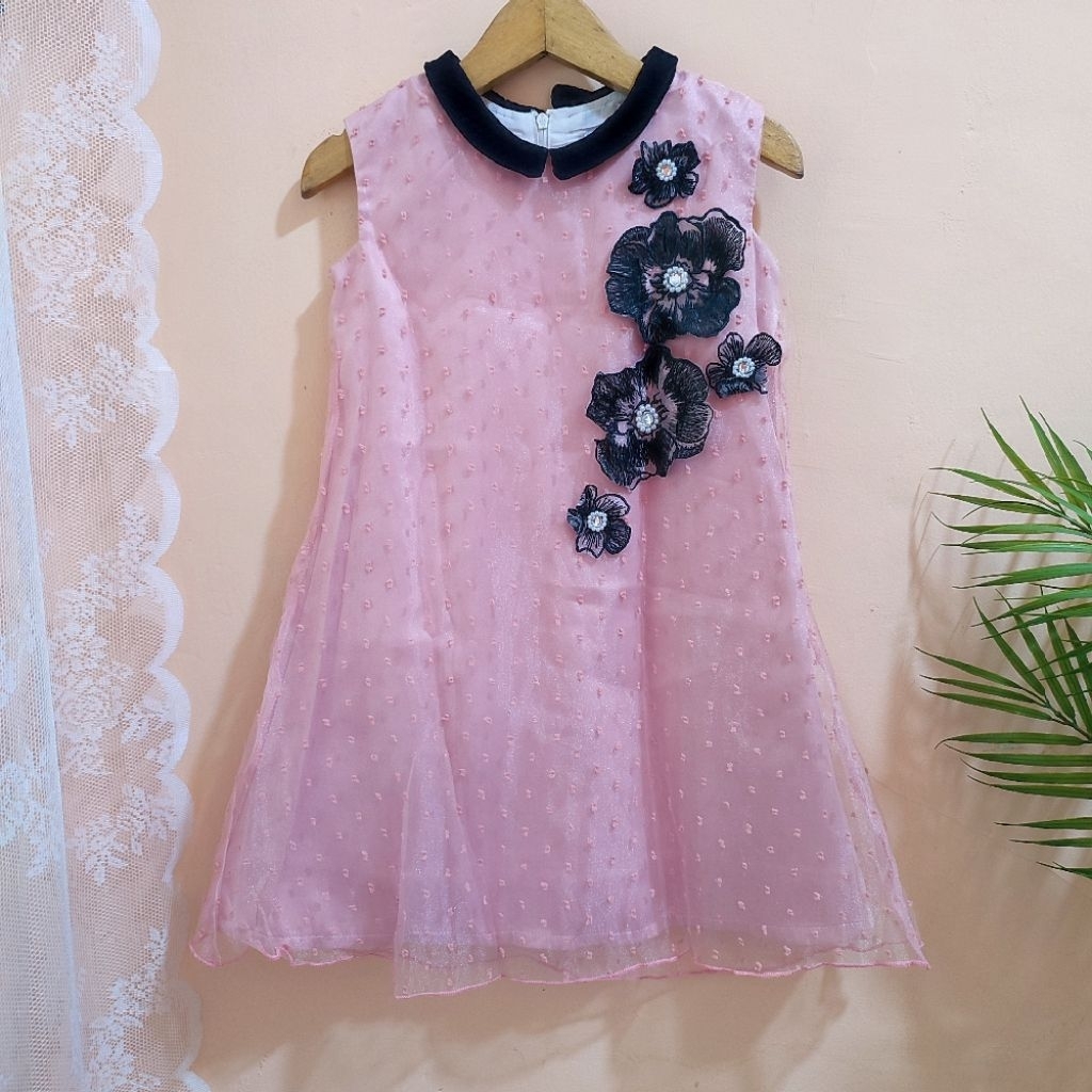 DONITA Size 4 Dress Anak Perempuan Matahari Bahan Katun Donitakids Casual