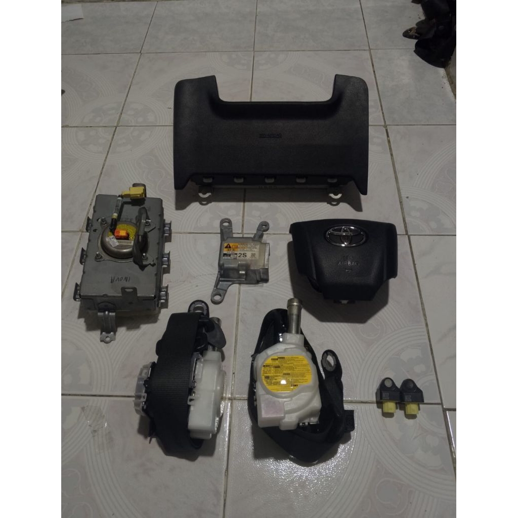 Airbag set innova reborn air bag full set seatbelt modul airbag