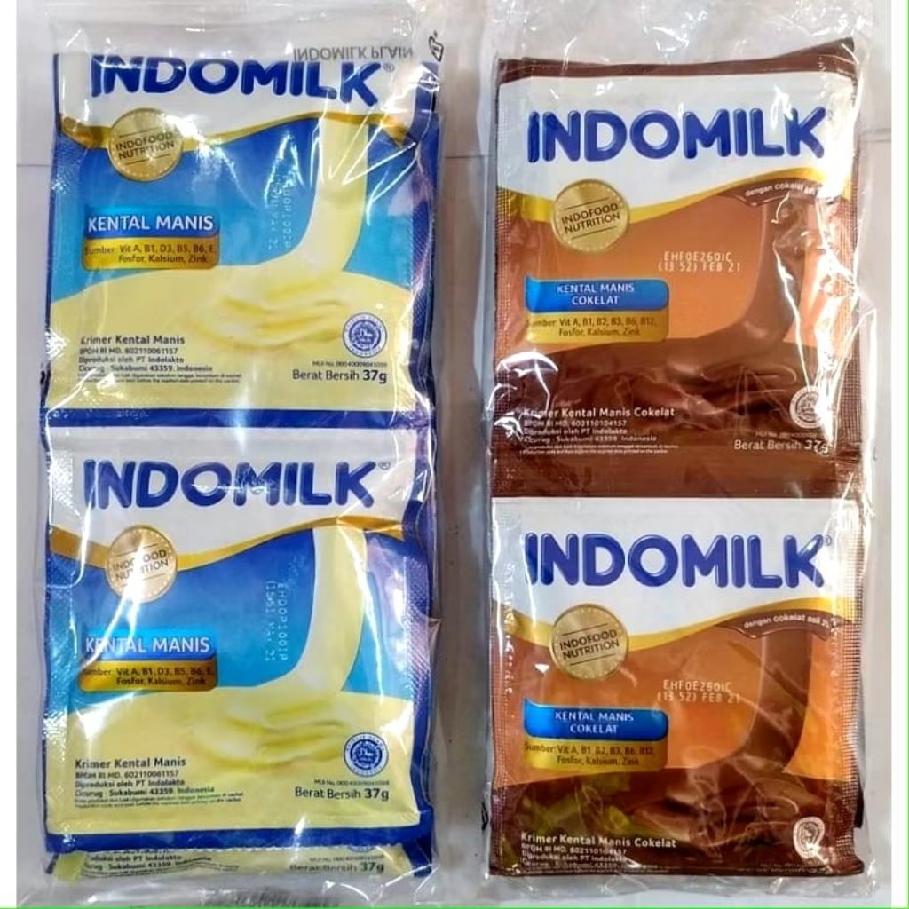 

Indomilk sachet 37 gr/ susu indomilk renceng/ susu kental manis