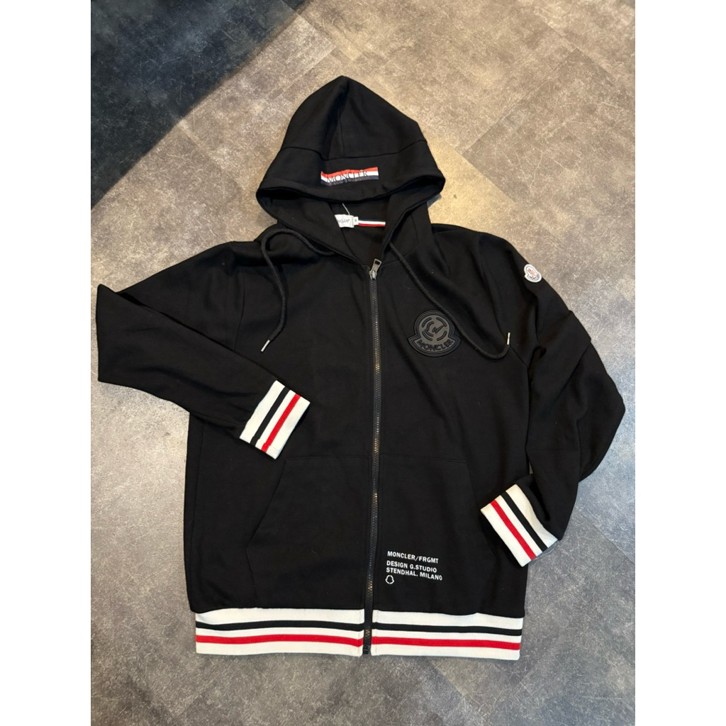 jaket moncler zip hoodie fragment