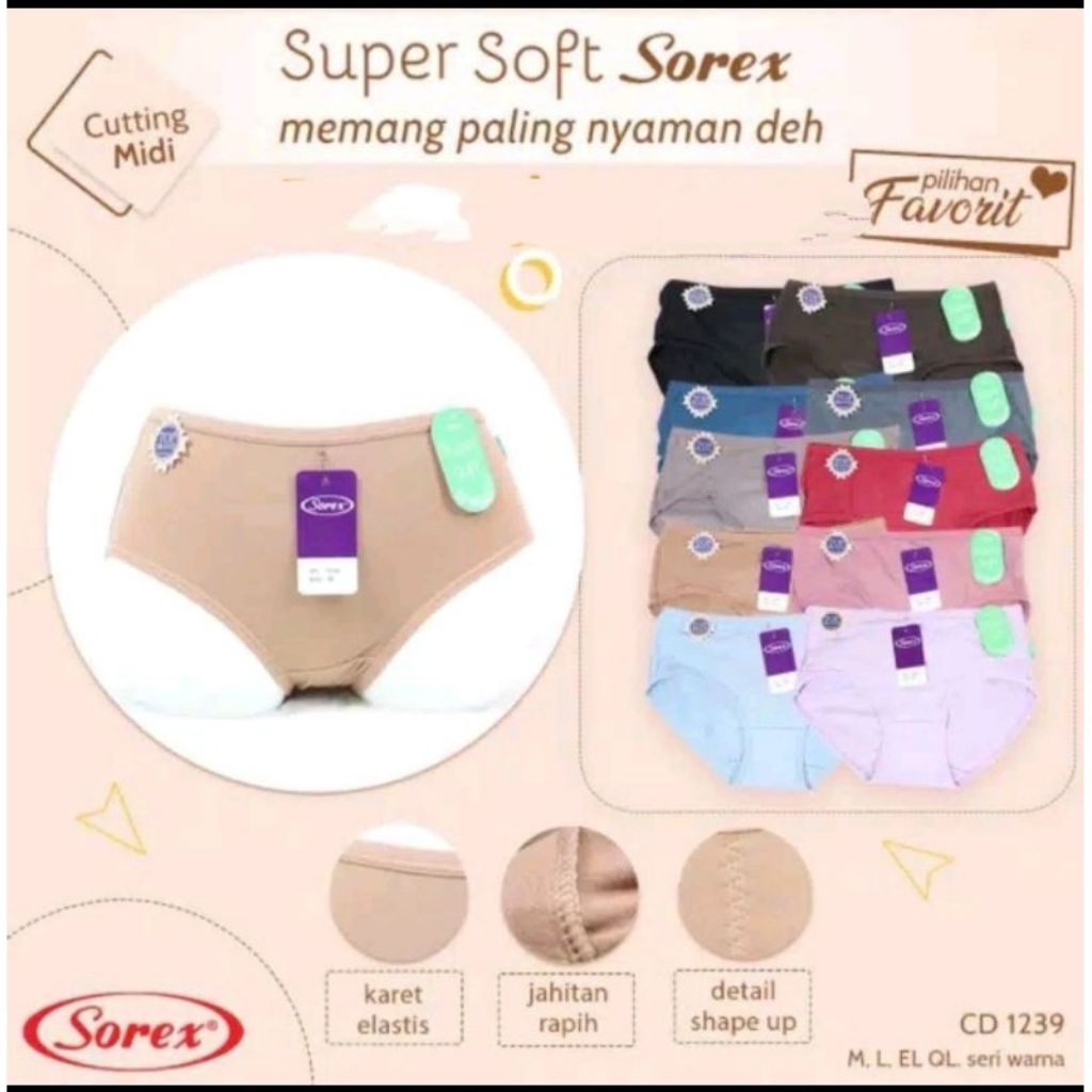 Cd sorex super soft 1239 khusus hitam