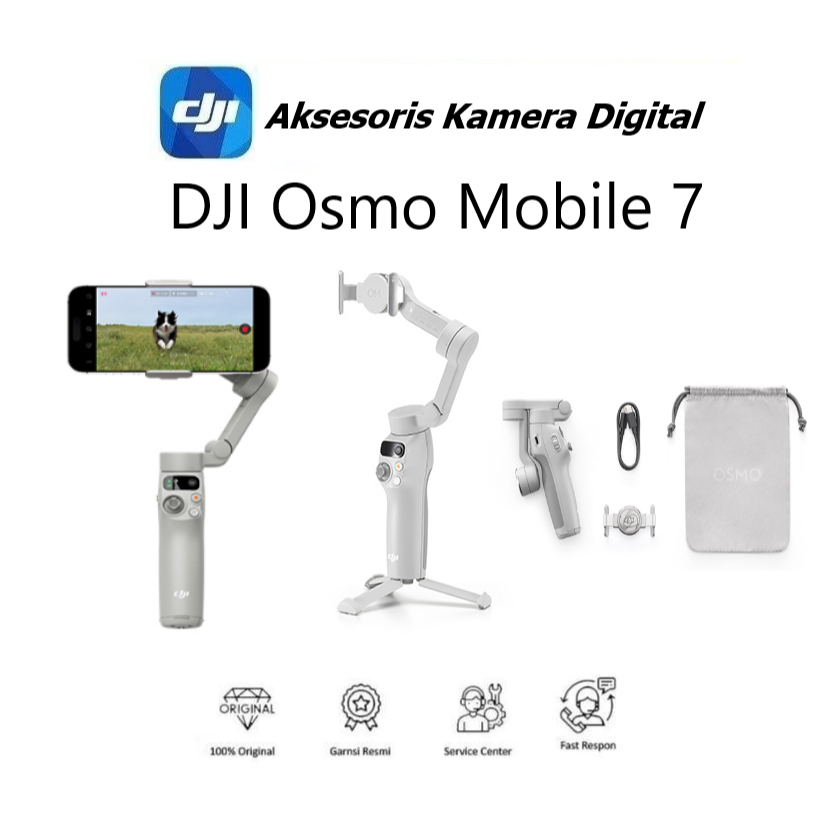 DJI Osmo Mobile 7 Garansi Resmi TAM - DJI Osmo Mobile 7 Original
