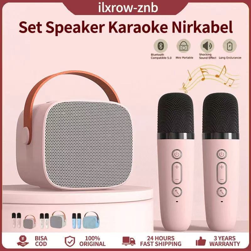 Mini Speaker Bluetooth Karaoke  Mic Set Salon Bluetooth bt Speaker karoke With Microphone 3D Stereo 
