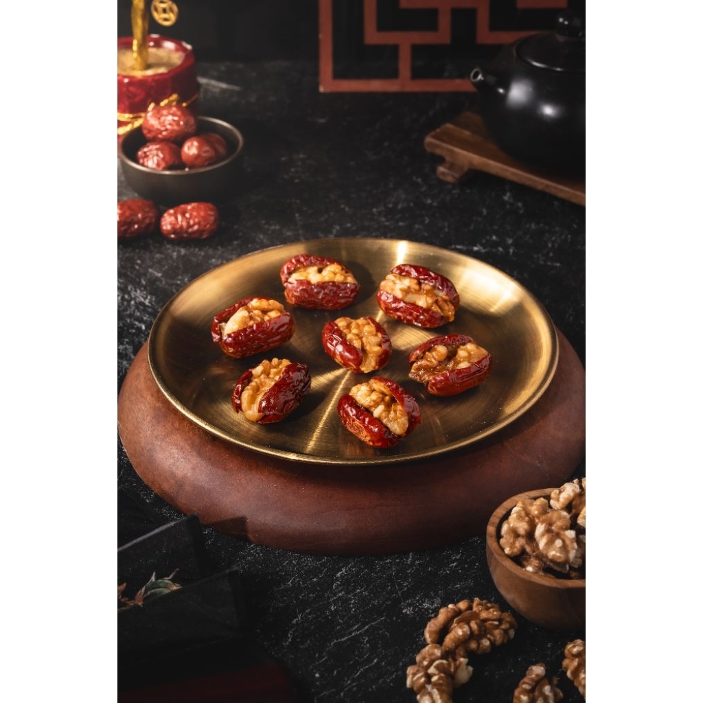 

Jujube Walnut Treasures - Snack cemilan sehat angco kurma merah cina