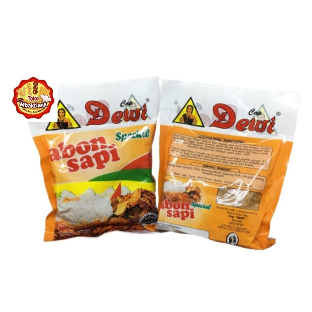 

abon sapi cap dewi 100 gram abon sapi spesial cap dewi 100 gram