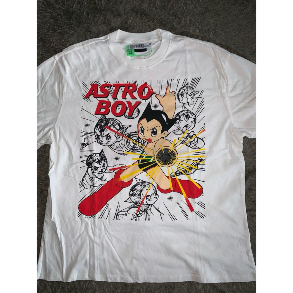 Kaos Pria Vintage Astro Boy MSCHF Big Red Boots 632470092B