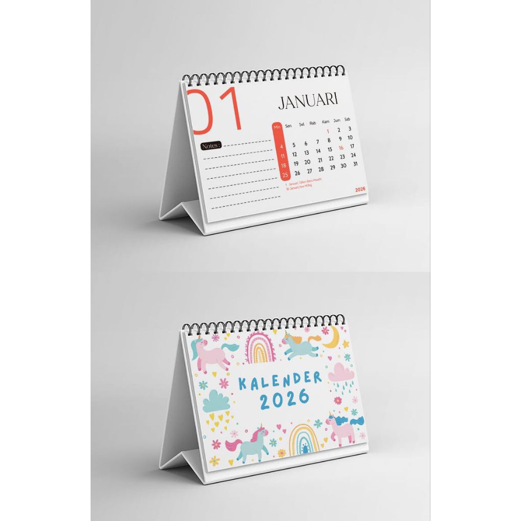

Kalender meja 2026 \ kalender meja a6 [ 15 x 10,5 ]