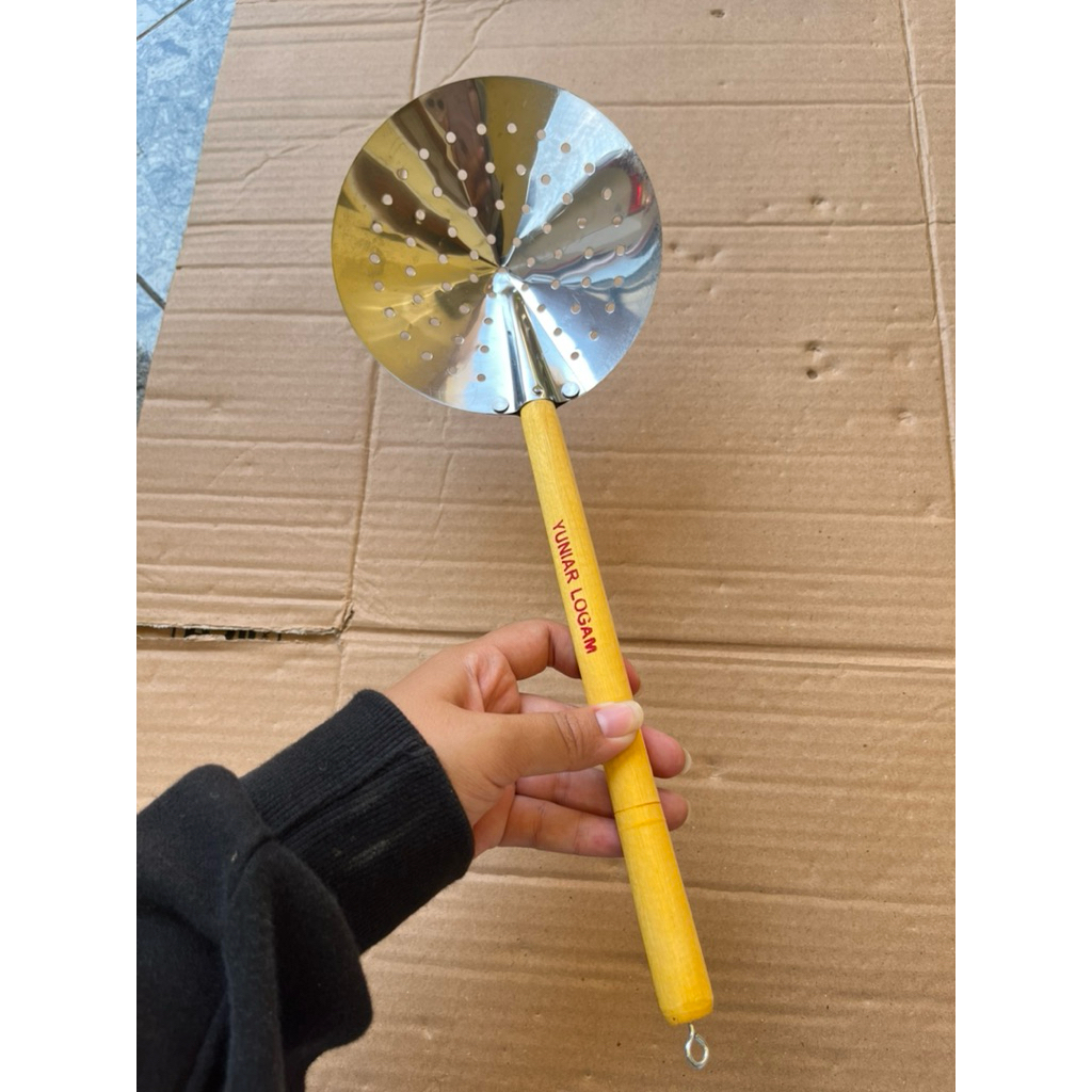 SEROK KECIL STAINLESS STILL TEBAL/PENIRIS GORENGAN