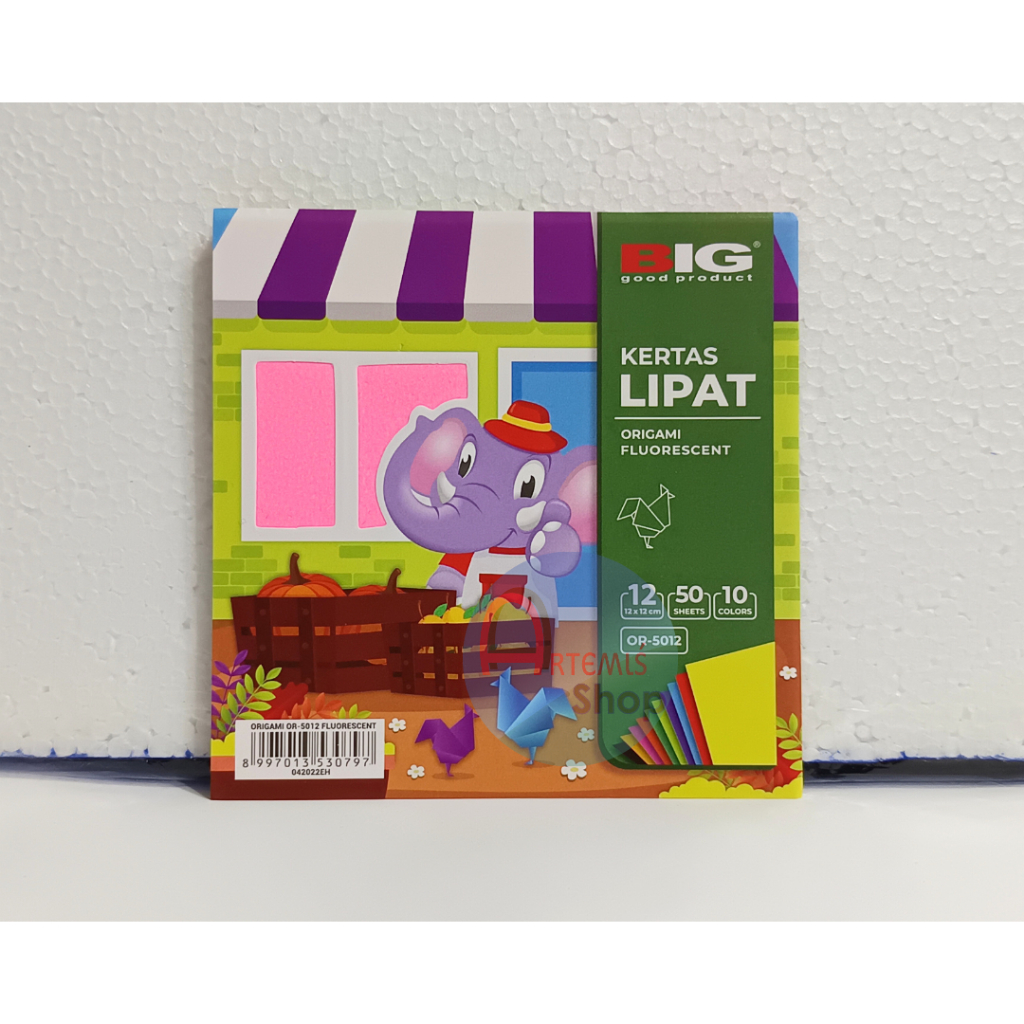 

Kertas Origami / Kertas Lipat BIG 12 x 12 Isi 50 Lembar