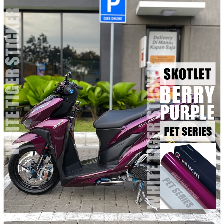 SKOTLET STIKER MOTOR BERRY PURPLE FANCHI PET SKOTLET PINK CANDY SKOTLET UNGU CANDY SKOTLET PURPLE