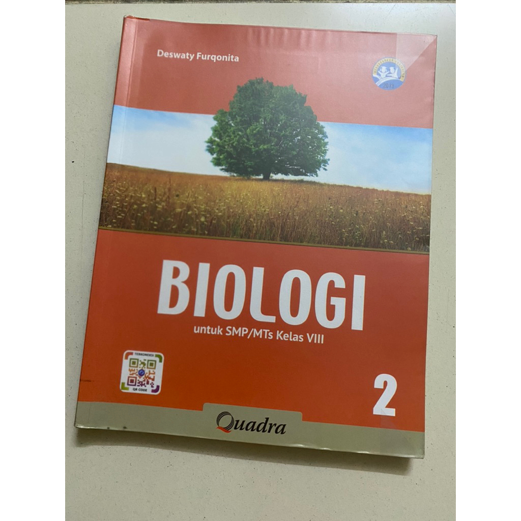 BIOLOGI 2  QUADRA tingkat SMP KELAS 8 ( PRELOVED)