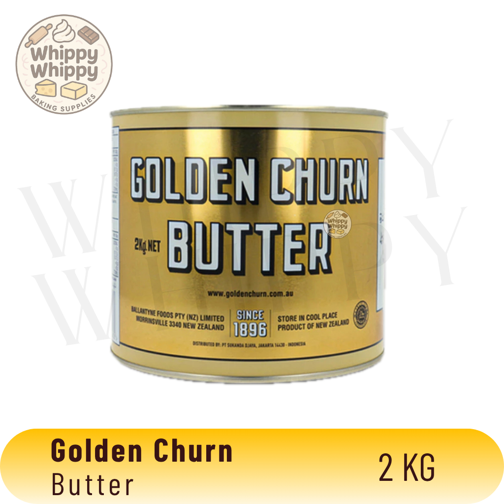 Golden Churn Butter 2 KG / Salted Butter Golden Churn