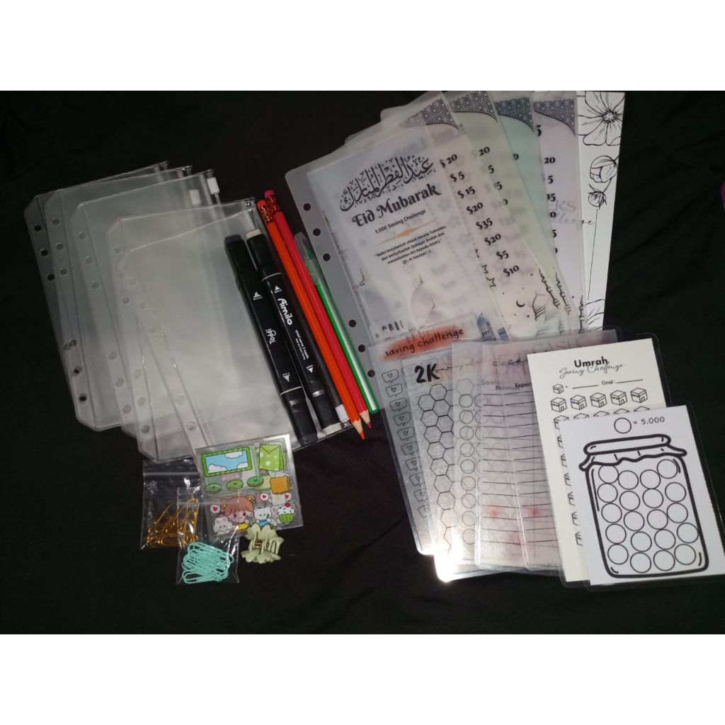 

[ PRELOVED ] Perlengkapan binder 'take all'