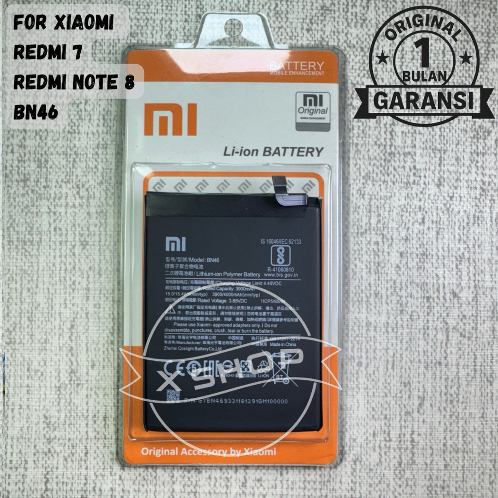 BATERAI BATRE REDMI 7/ REDMI NOTE 8 - BN46 BATTERY ORIGINAL