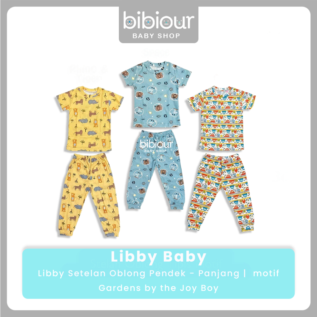 Libby Setelan PENDEK-PANJANG Oblong Cotton Motif | Setelan Oblong TIPIS Pendek-Panjang