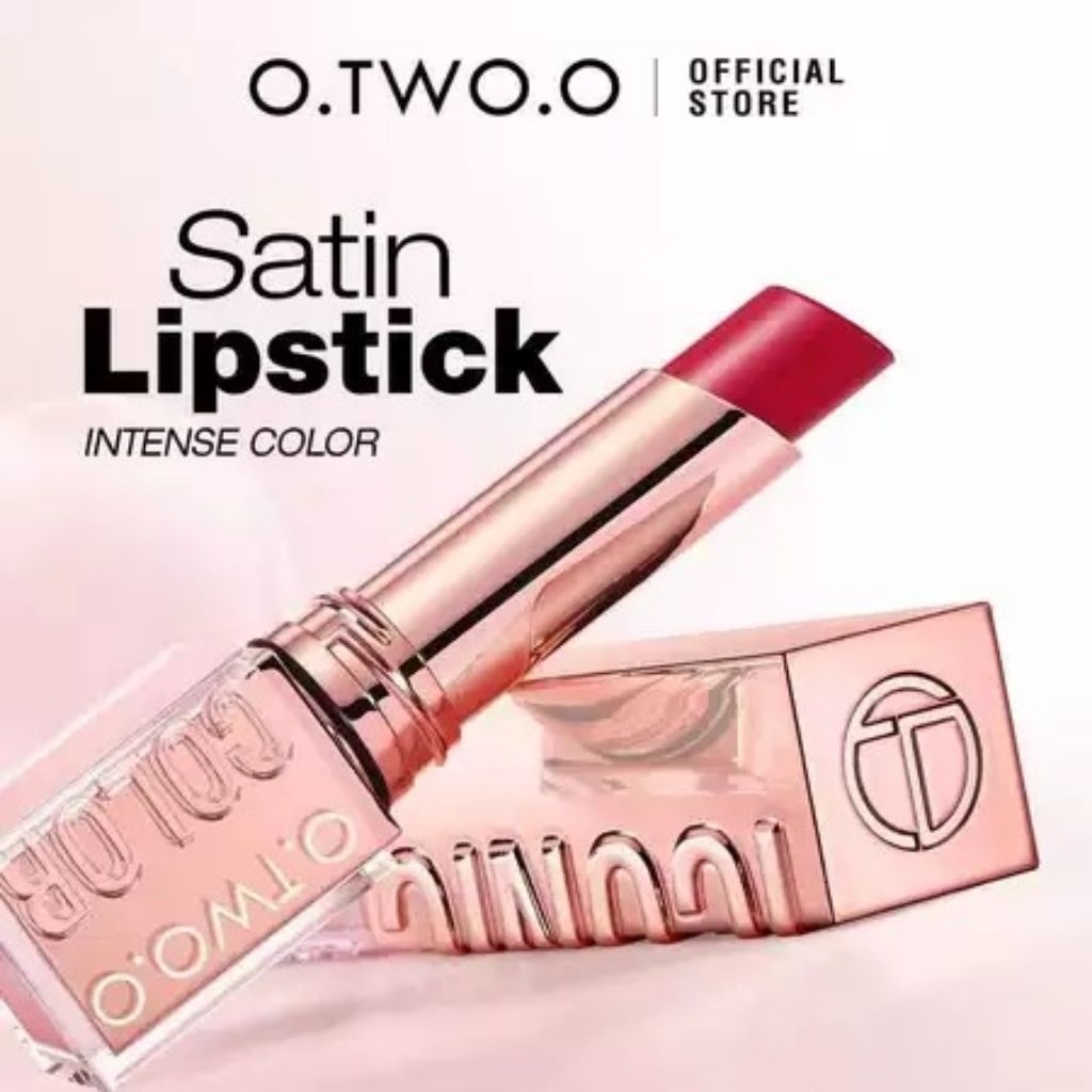 O.TWO.O lipstick satin hydrating​ l Lipstik melembapkan tahan lama​ l Lipstik satin O.TWO.O pigmente