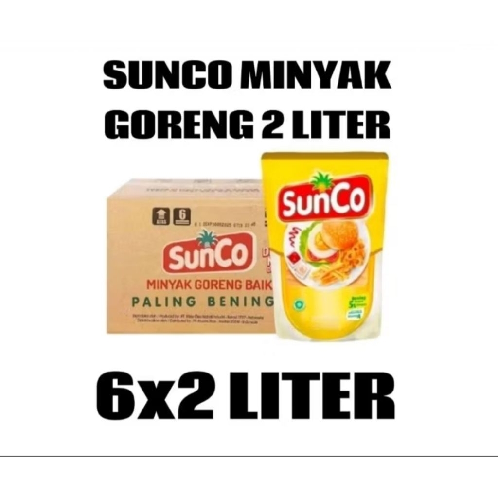 

LANGSUNG KIRIM MINYAK GORENG SUNCO 2L TERMURAH YUK DI ORDER