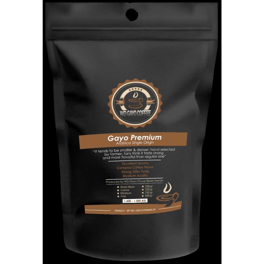 

Kopi Gayo Premium Arabica Single Origin 250gr