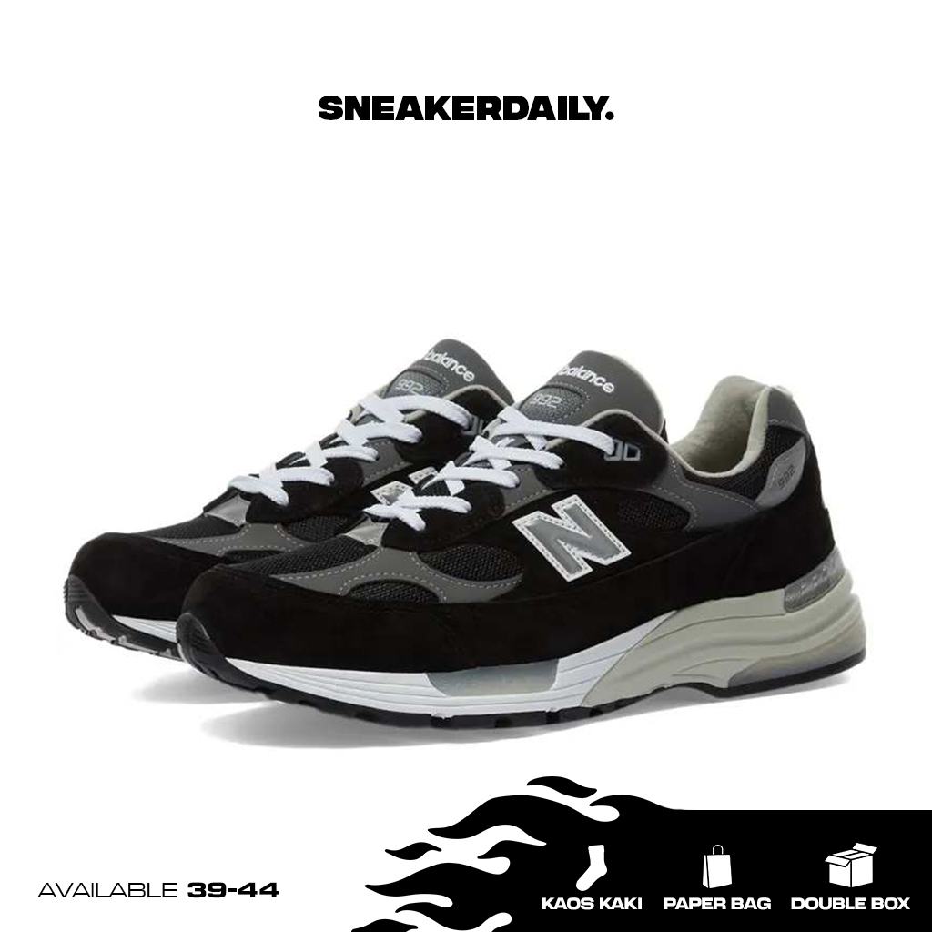 SNEAKERSDAILY NB 992 Black Grey M992BK