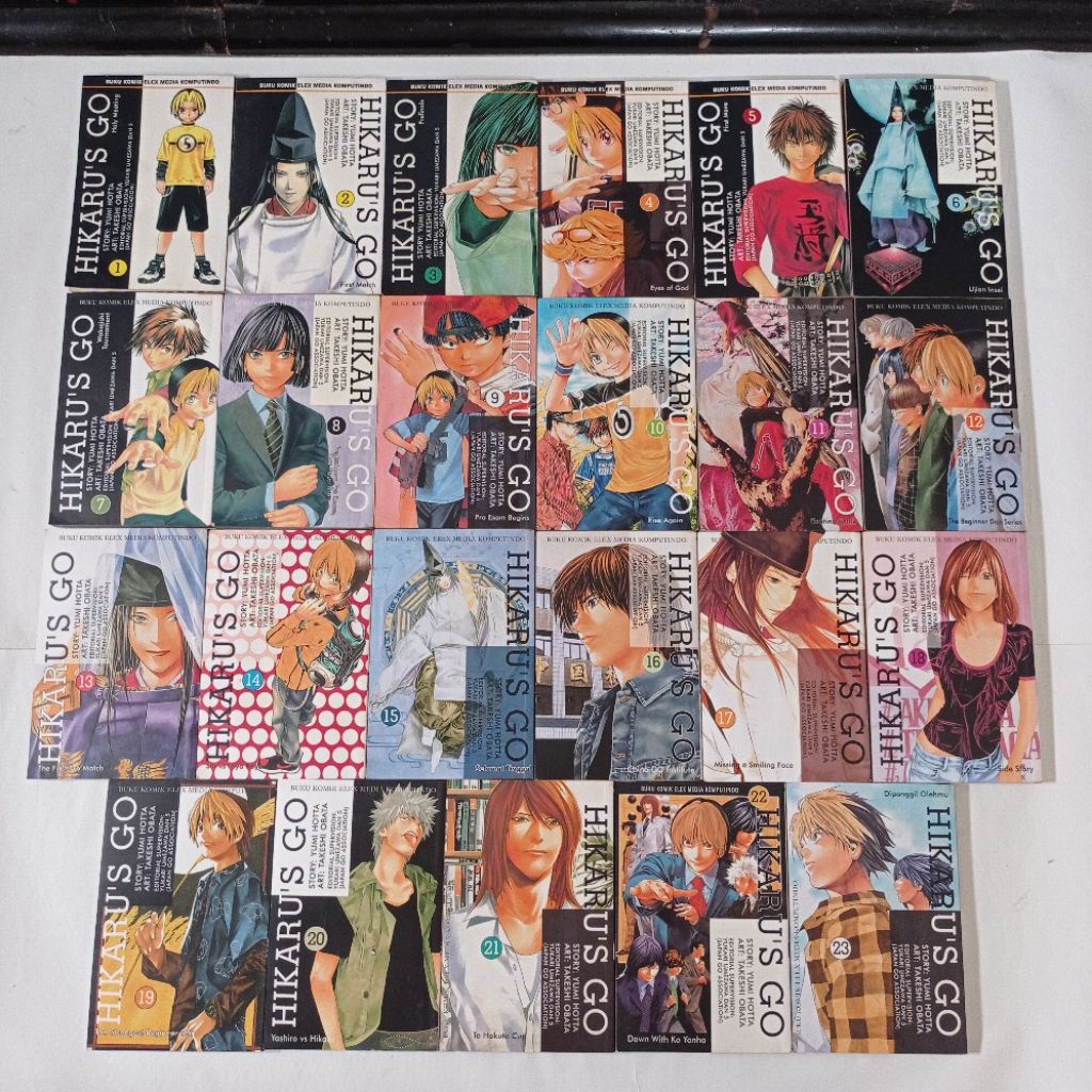 komik hikaru's go 1-23 tamat by takeshi obata