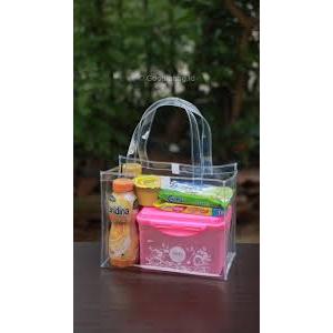 

Tas Souvenir Transparan Tote Bag Hampers Mika
