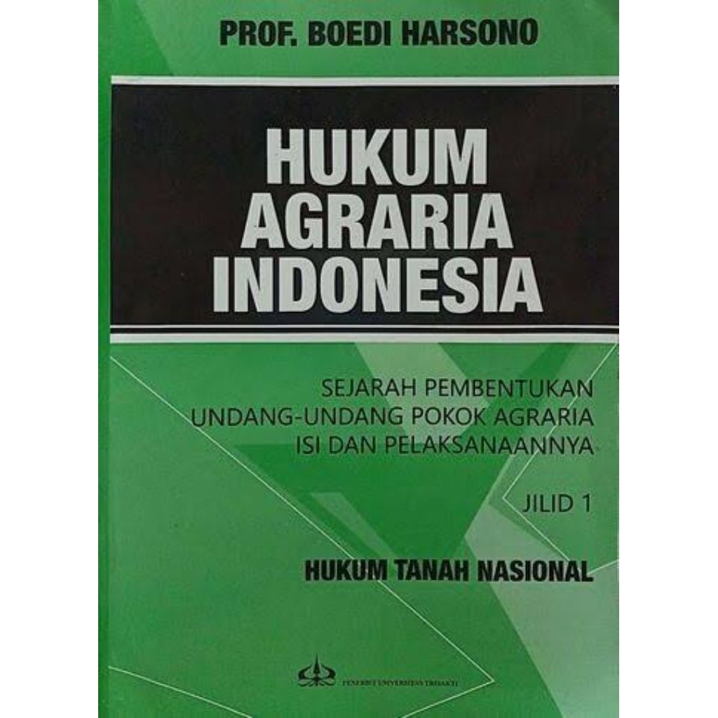 Hukum agraria indonesia prof budi harsono original
