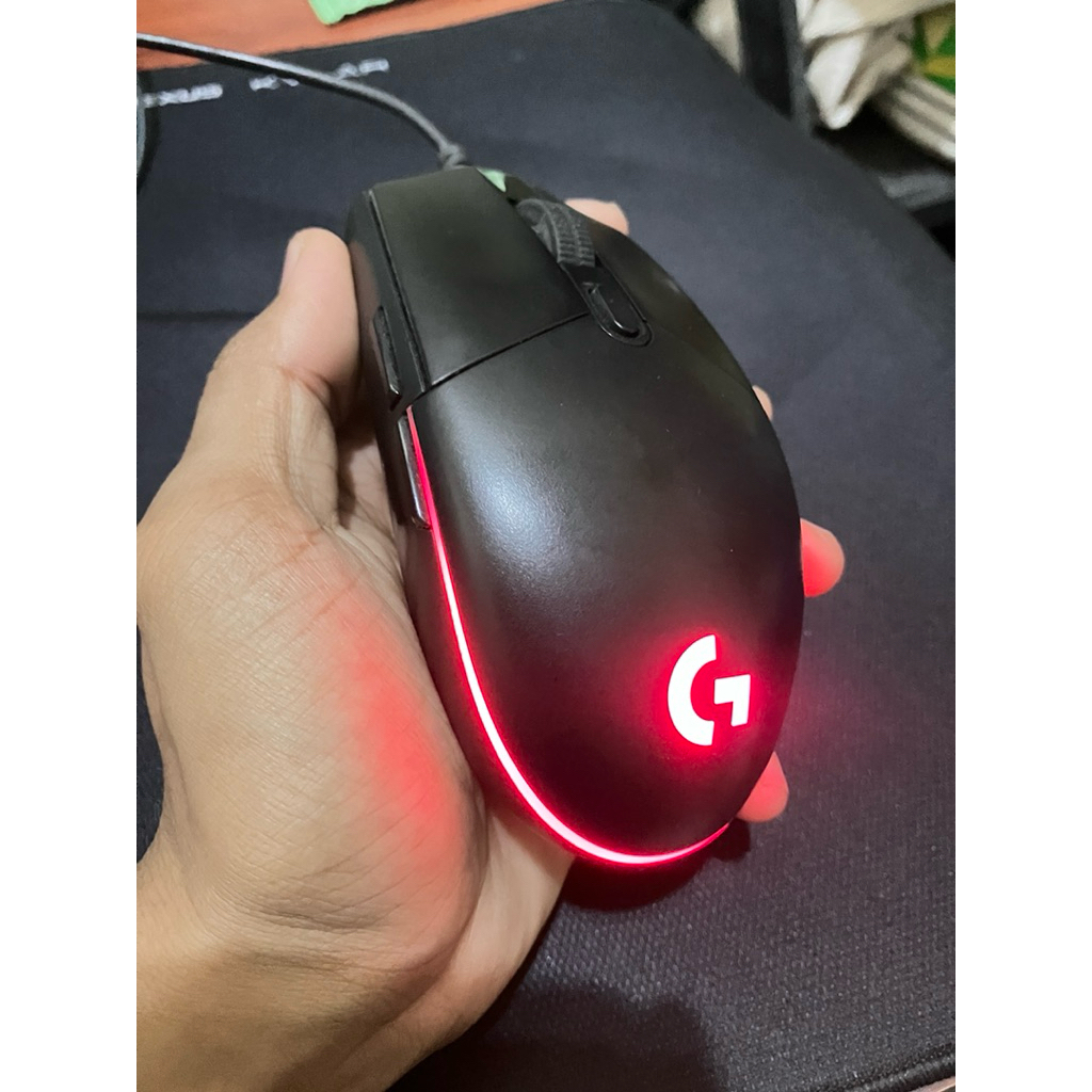 Logitech G203 Mouse Gaming Wired RGB Lightsync with Macro